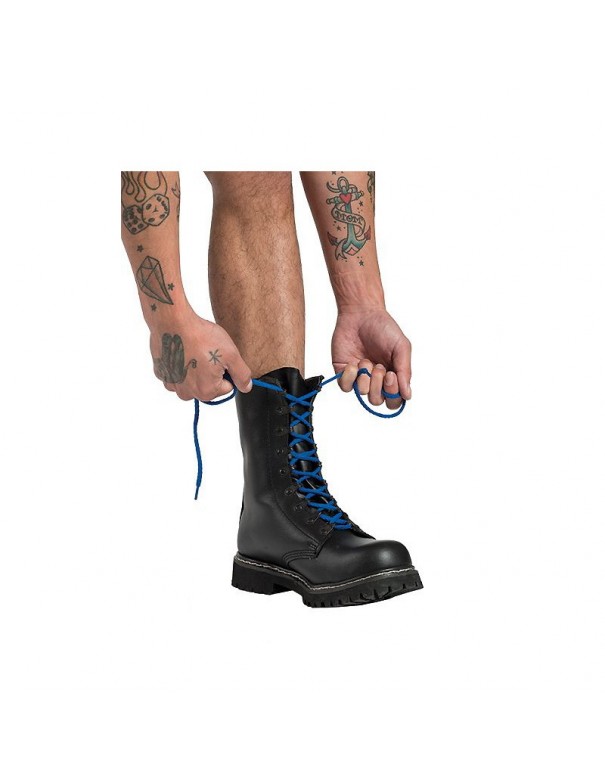 Mister B Shoe Laces Blue 14 Löcher