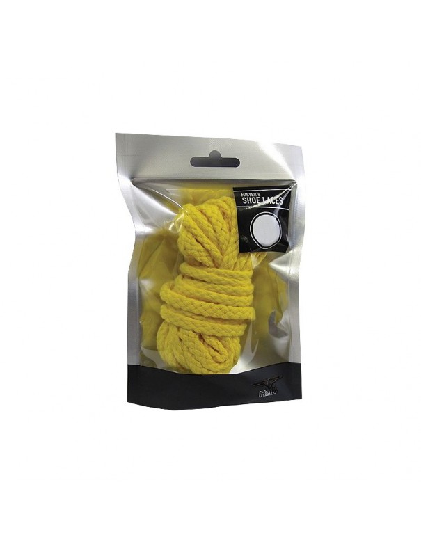 Mister B Shoe Laces Yellow 20 Löcher
