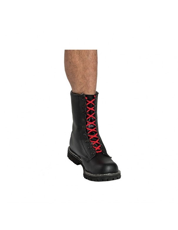 Mister B Shoe Laces Red 14 Löcher