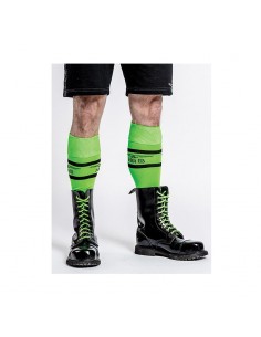 Mister B Shoe Laces Neon Green 14 Holes 2