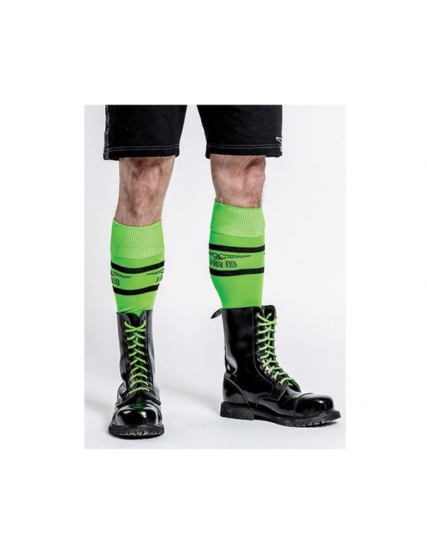 Mister B Shoe Laces Neon Green 20 Holes