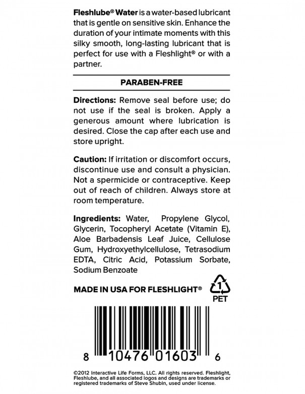 Fleshlube Water 250 ml