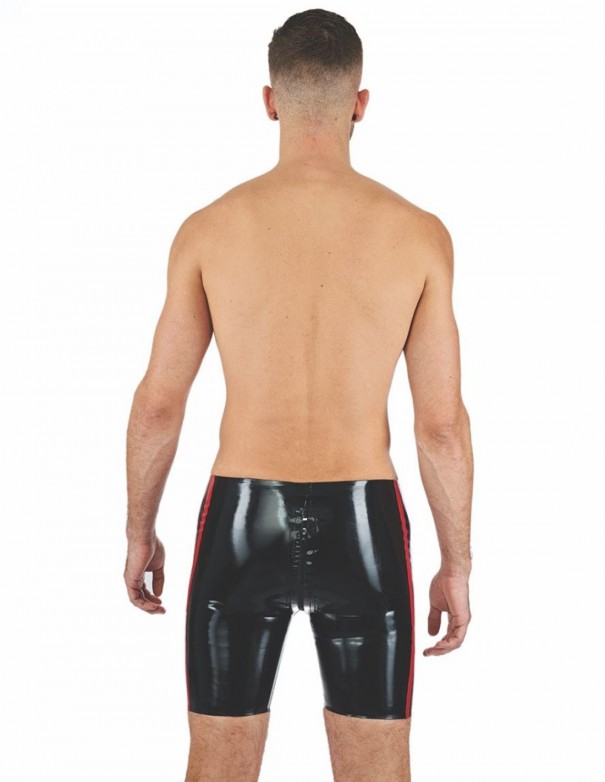 Mister B Rubber Fucker Shorts Black Red