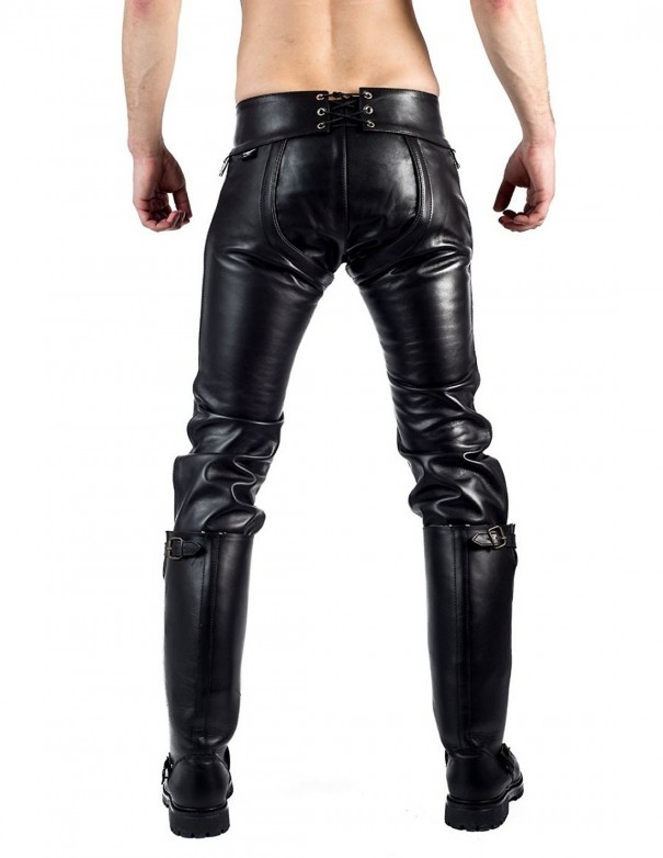 Mister B Leather Convertible Jeans
