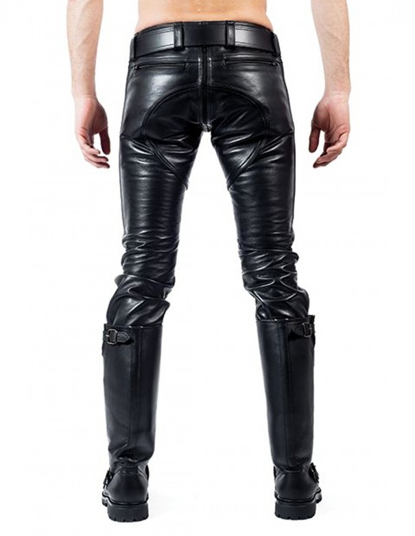 Mister B Leather FXXXer Jeans All Black