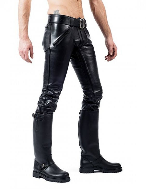 Mister B Leather FXXXer Jeans All Black