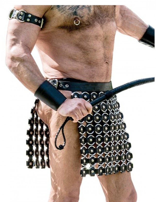 Mister B Leather O-Ring Skirt