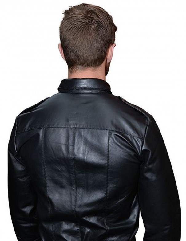 Mister B Leather Police Shirt Long Sleeves