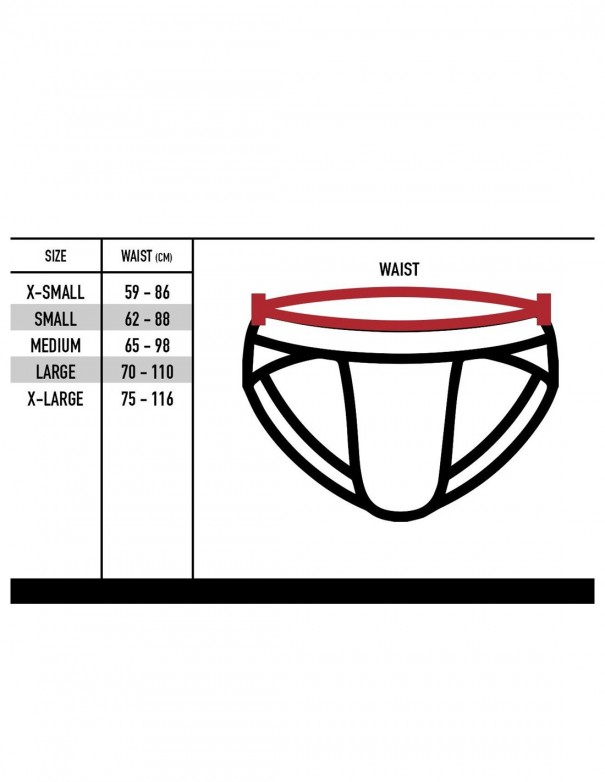 Mister B Leather Premium Jockstrap - Black White