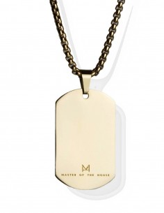 Master of the House Dog Tag Puppy Gold Plating 2
