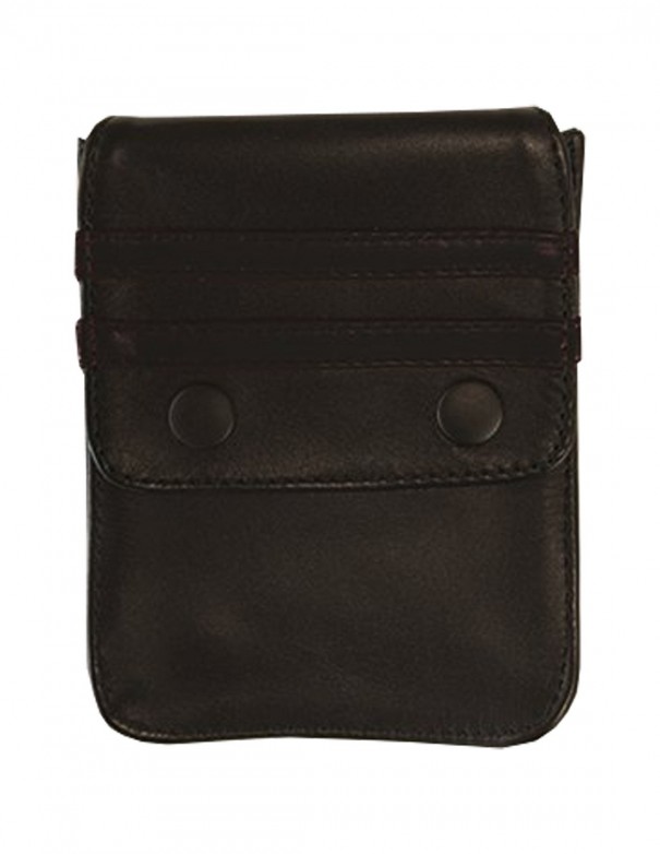 Mister B Leather Wallet for Harness Black