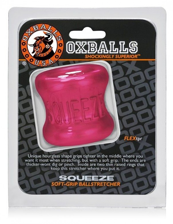 Oxballs SQUEEZE Ball Stretcher - Hot Pink