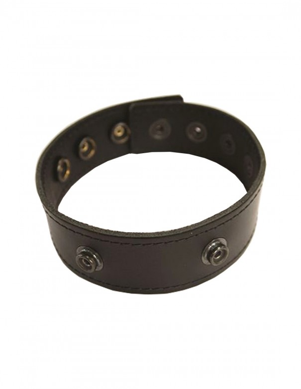 Mister B Leather Biceps Band for Wallet Black