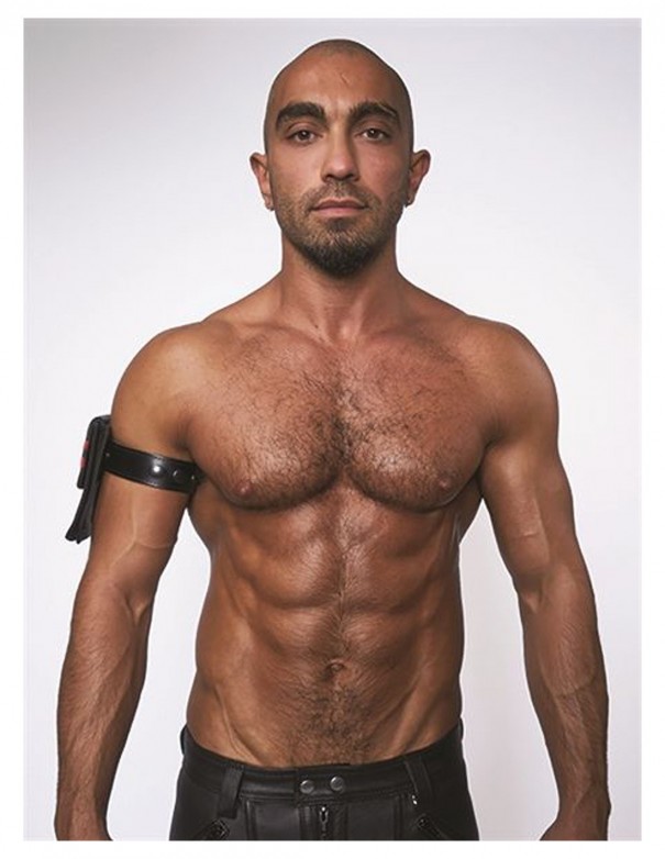 Mister B Leather Biceps Band for Wallet Black