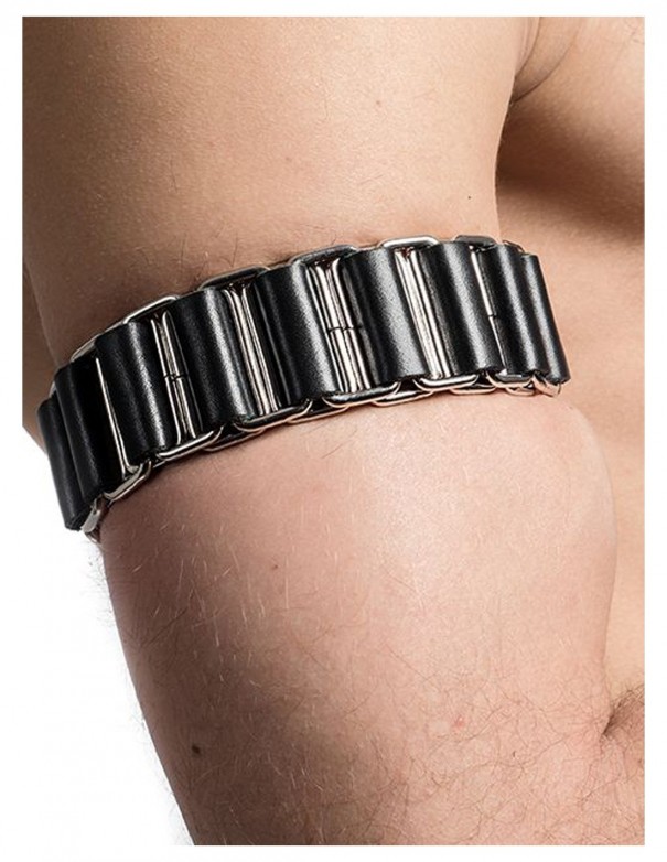 Mister B Leather Armband Linked