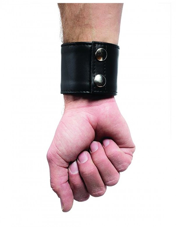 Mister B Leather Small Wrist Wallet With Zip