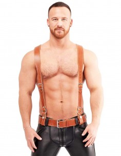Mister B Leather Braces - Brown 2