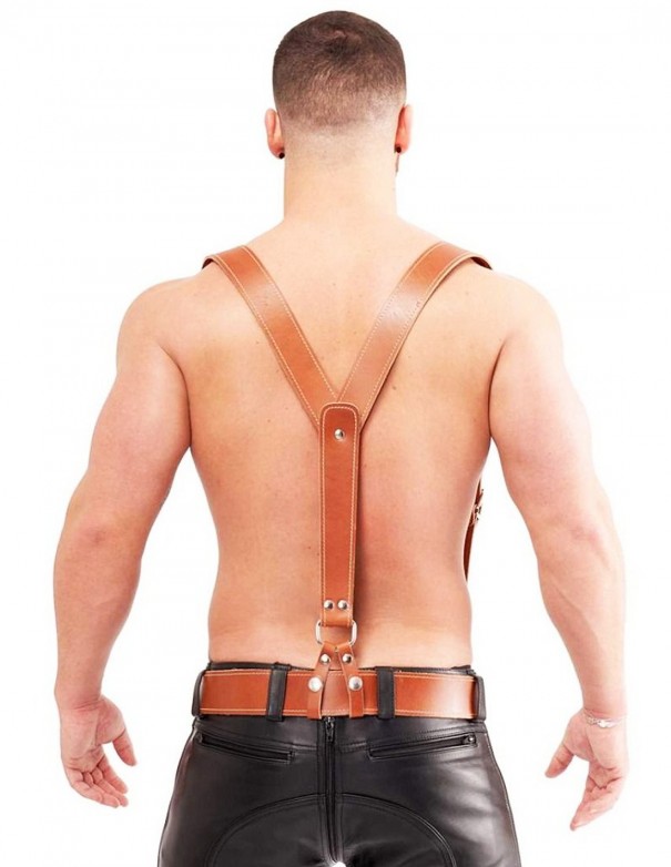 Mister B Leather Braces - Brown Mister B Leather Braces - Brown