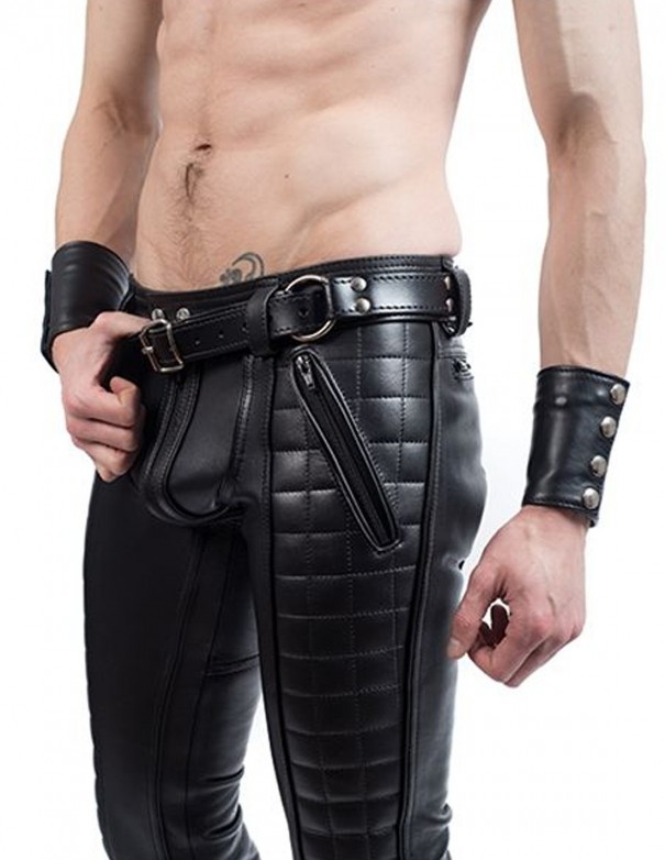 Mister B Leather Handcuff Belt