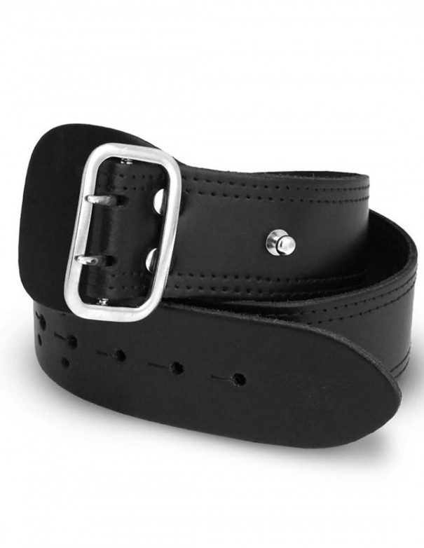 Mister B Leather Military Belt 5 cm