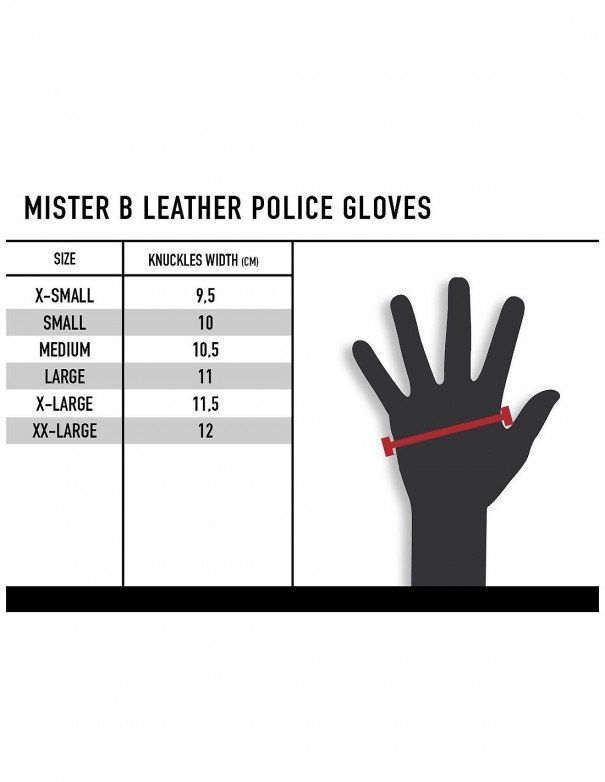 Mister B Leather Police Gloves
