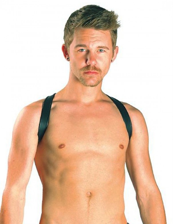Mister B Leather Sling Harness Premium Black