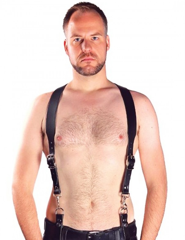 Mister B Leather Combi Harness Braces Basic Mister B Leather Combi Harness Braces Basic