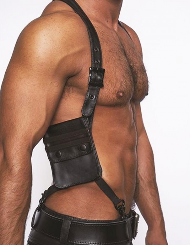 Mister B Leather Wallet Harness