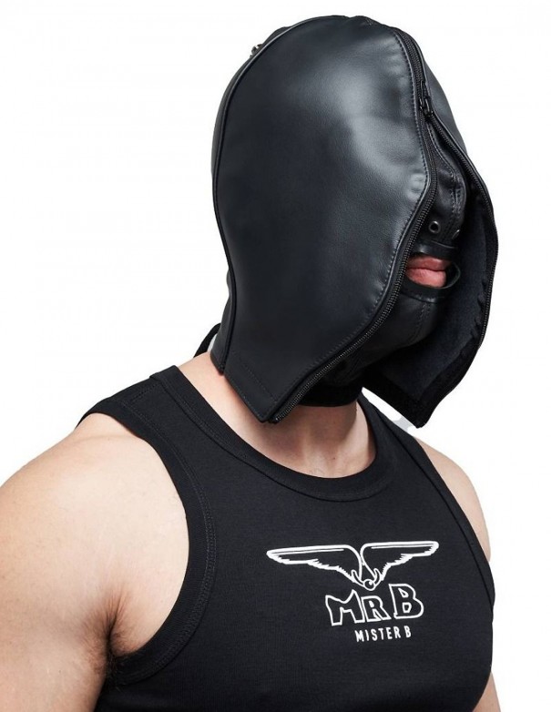 Mister B Leather Double Faced Hood