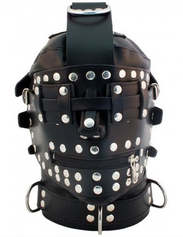 Mister B Leather Bondage Hood