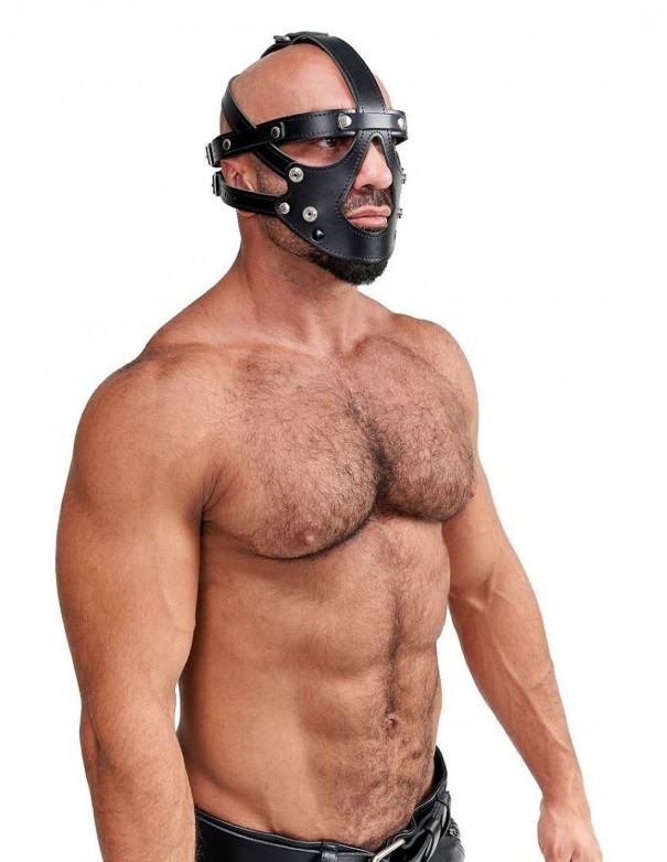 Mister B Leather Face Muzzle Harness
