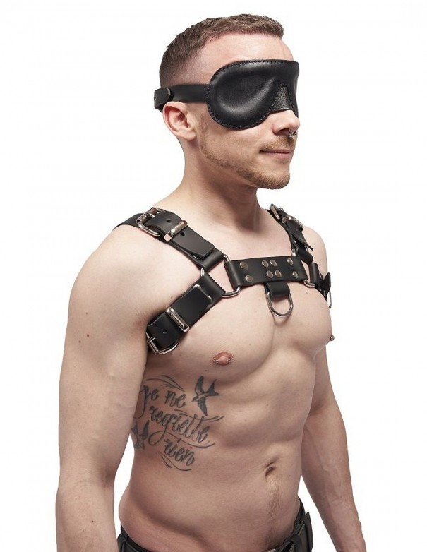 Mister B Premium Leather Blindfold