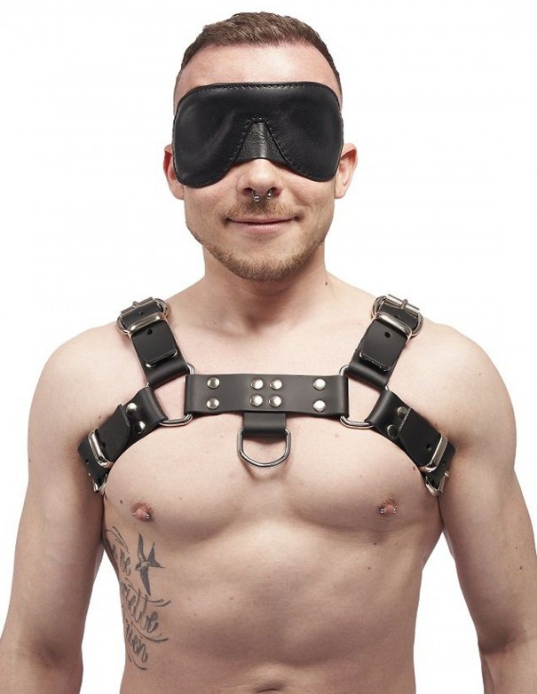 Mister B Premium Leather Blindfold