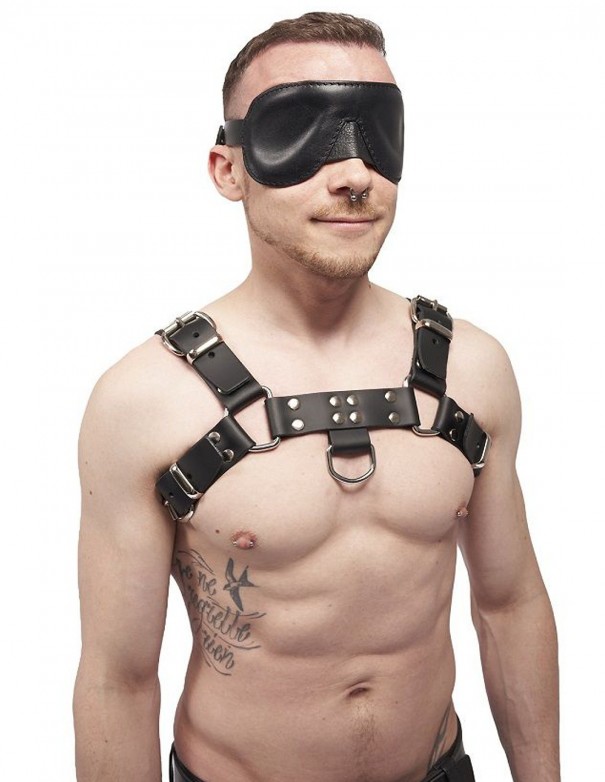 Mister B Premium Leather Blindfold