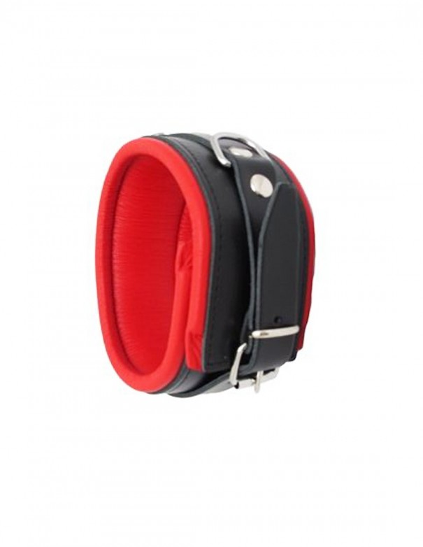 Mister B Leather Wrist Restraints Small Red