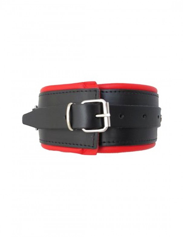 Mister B Leather Wrist Restraints Small Red