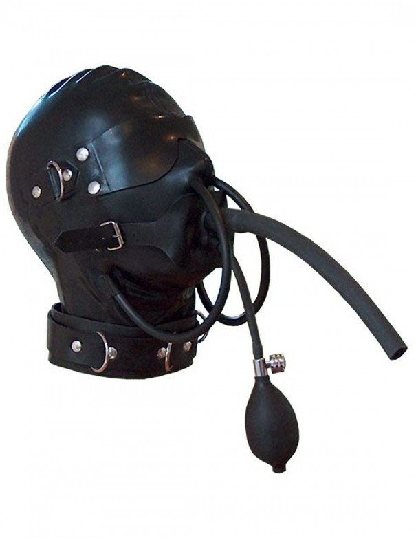 Mister B Heavy Rubber Bondage Hood