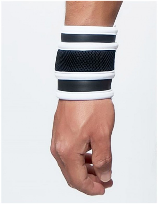 Mister B Neoprene Wrist Wallet Black White