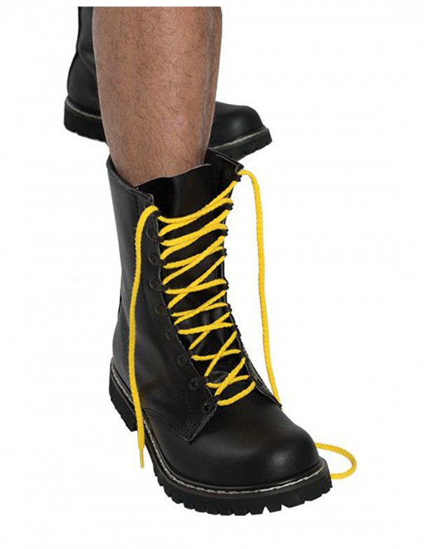 Mister B Shoe Laces Yellow 10 Löcher