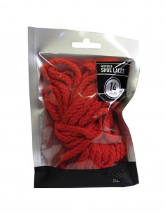 Mister B Shoe Laces Red 10 Löcher