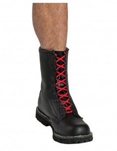 Mister B Shoe Laces Red 20 Holes 2