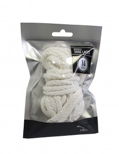 Mister B Shoe Laces White 10 Agujeros