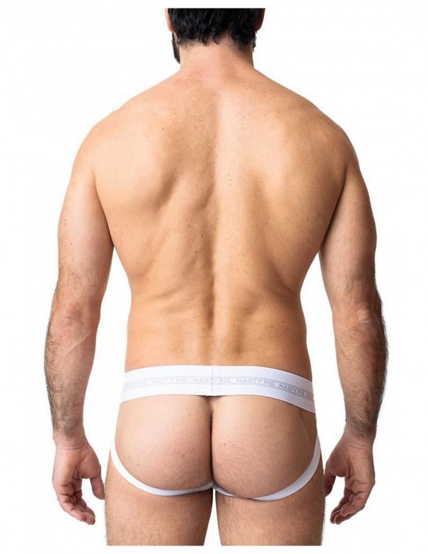 Nasty Pig Core Jock Strap - White Grey