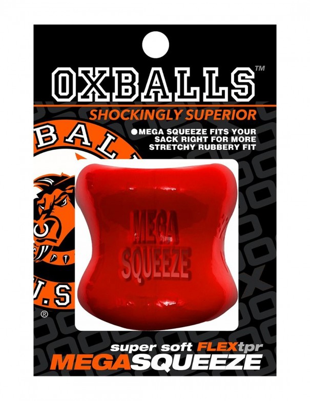 Oxballs MEGA SQUEEZE ergofit ballstretcher - Red