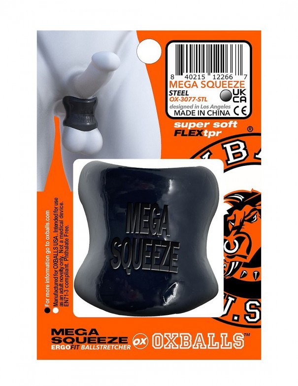 Oxballs MEGA SQUEEZE ergofit ballstretcher - Black