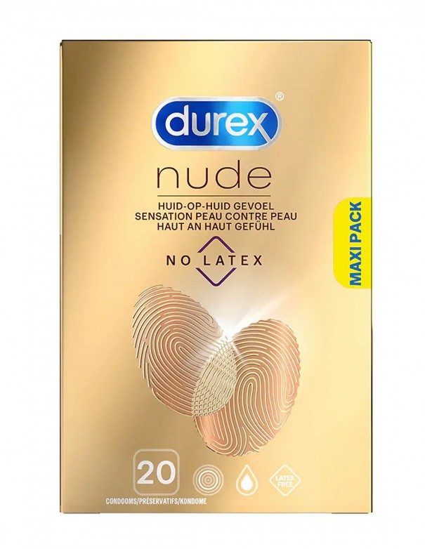Durex Condoms Nude No Latex 20 Pcs.