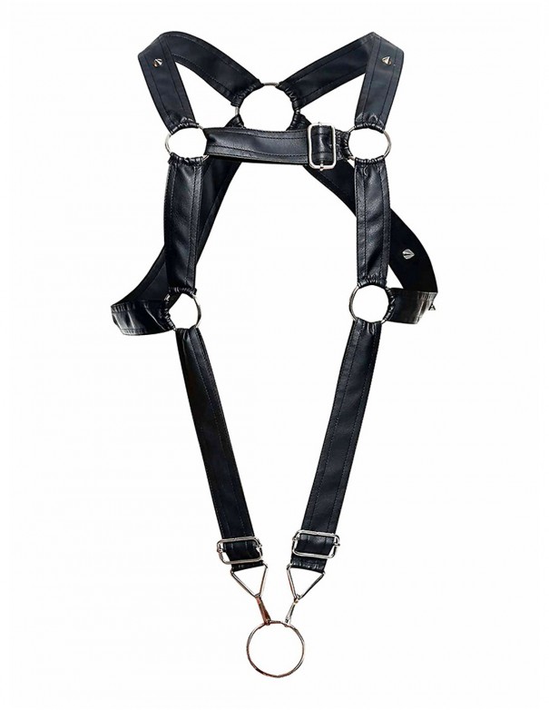 DNGEON Cross Cockring Harness