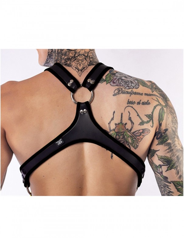 Mister B Neoprene Bodyharness Black