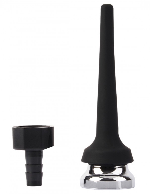 Black Mont - Tapered Silicone Enema Attachment