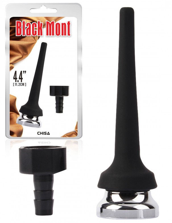 Black Mont - Tapered Silicone Enema Attachment
